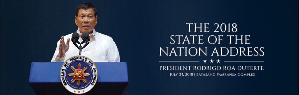 FULL TEXT OF THE STATE OF THE NATION ADDRESS (SONA) OF PRESIDENT RODRIGO ROA&nbsp;DUTERTE