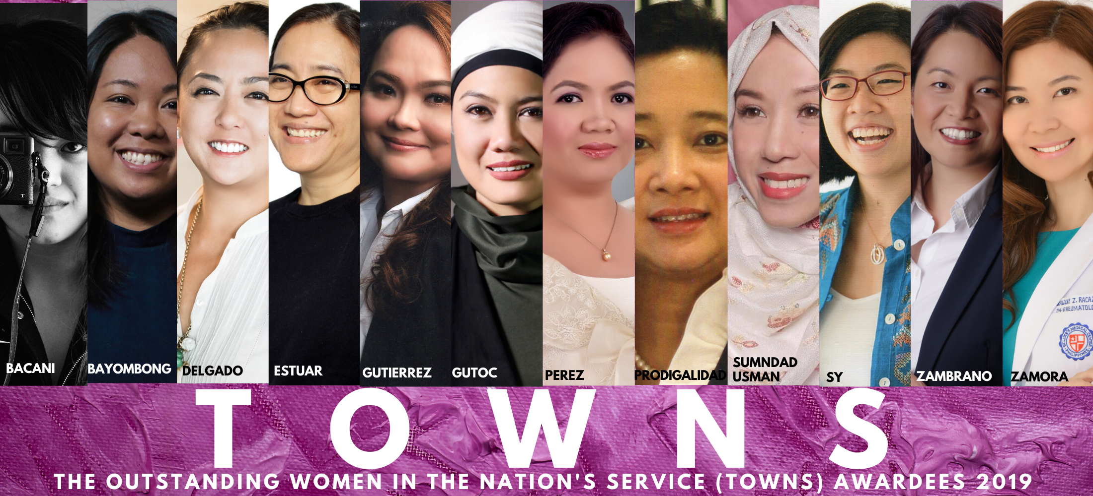 The Outstanding Women in the Nation’s Service (TOWNS) Awardees for 2019