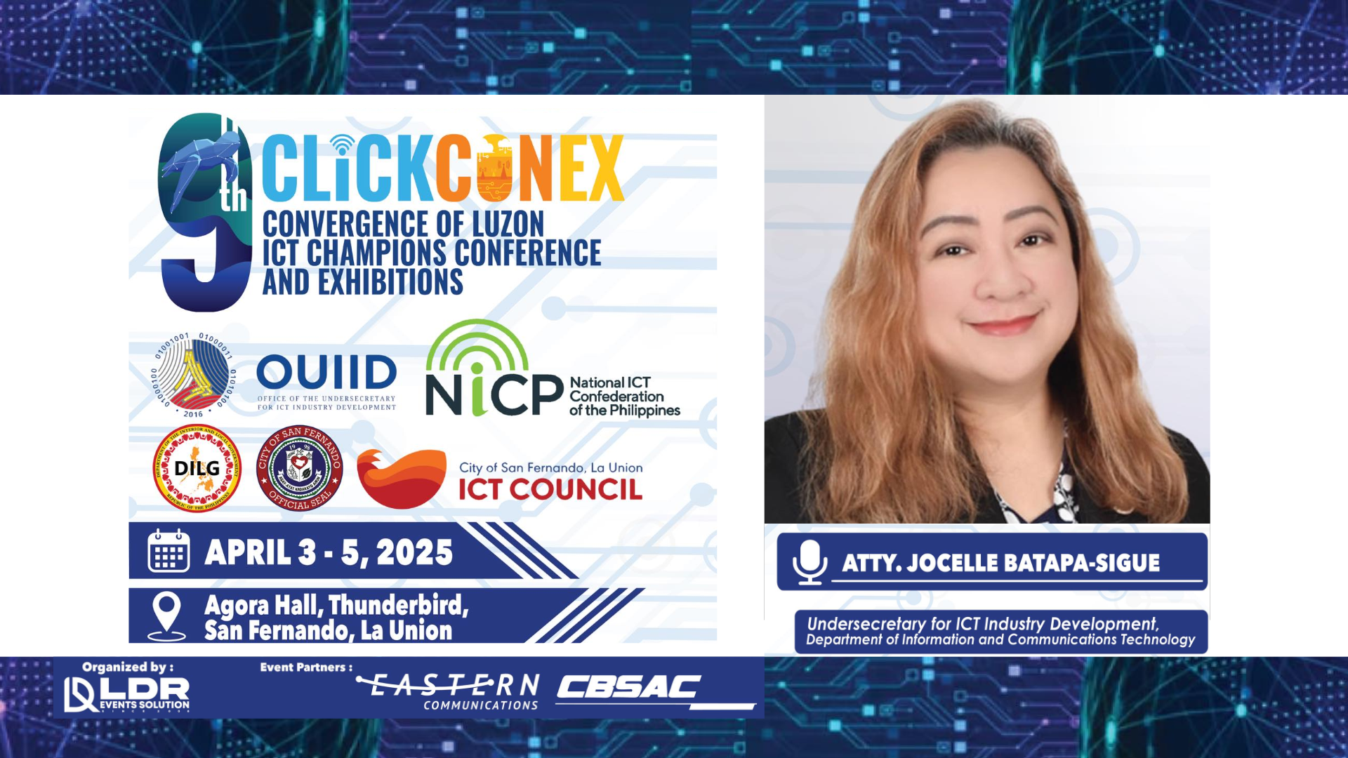 Empowering Regions Through Digital Synergy: Undersecretary Jocelle Batapa-Sigue’s Speech at ClickConex 2025