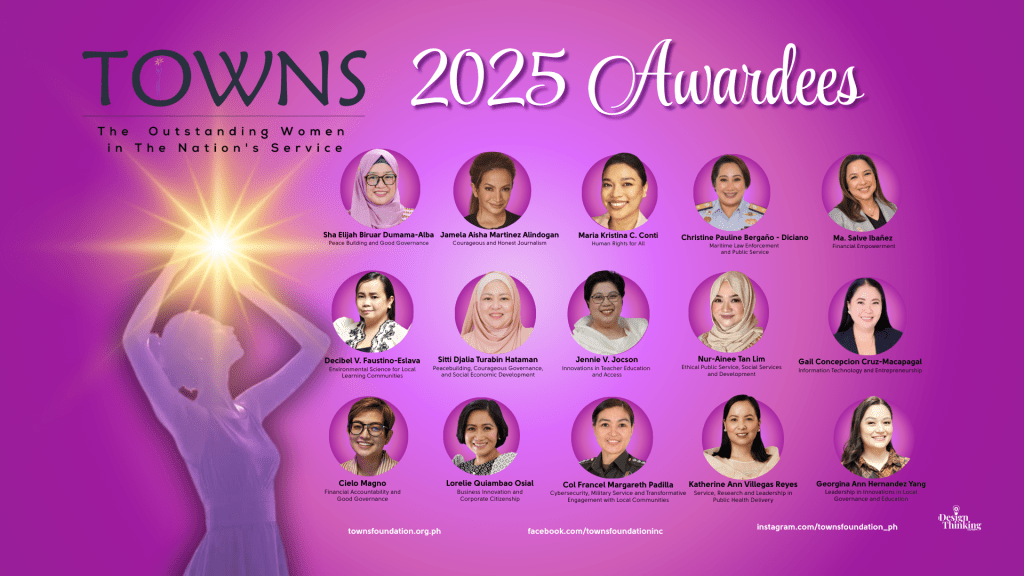Outstanding Filipino Women Honored as TOWNS 2025 Awardees for Transformative Leadership and&nbsp;Nation-Building